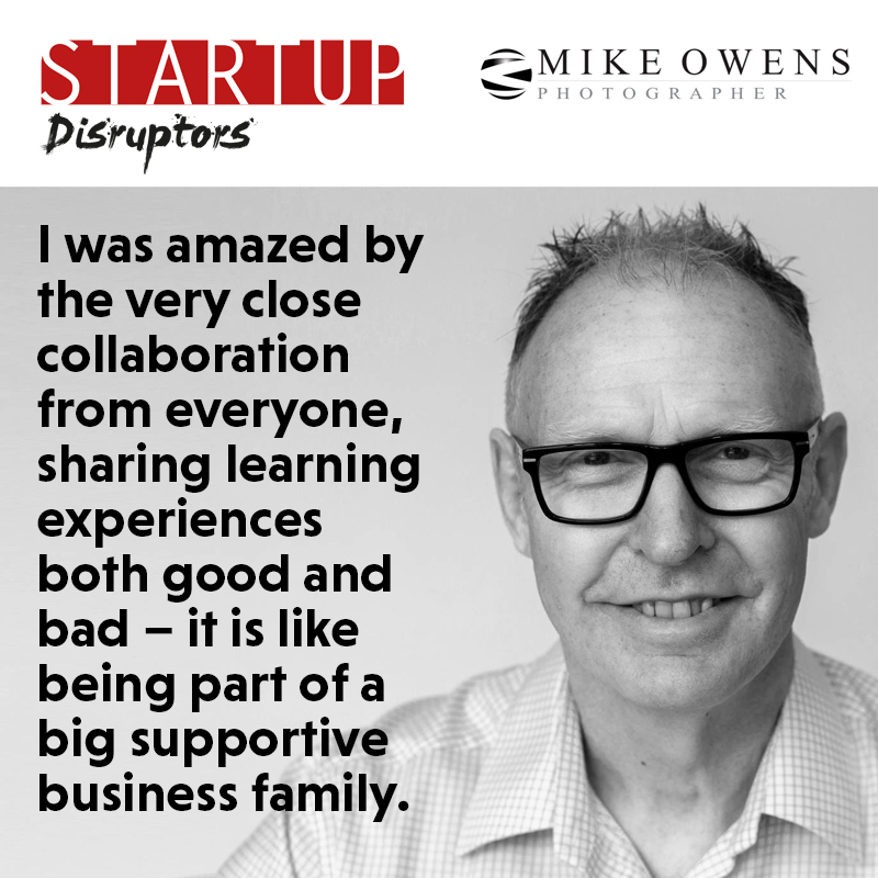 Mike Owens, Photographer: Close collaboration from everyone — like being part of a big supportive business family.